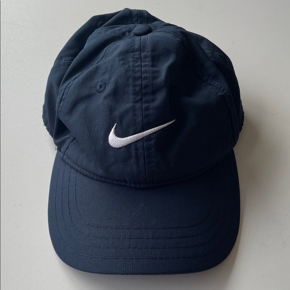 Nike Swoosh Navy Blue Youth Hat 4/7